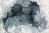 Blue Celestine (Celestite) Crystal Geode - Madagascar #87129-2